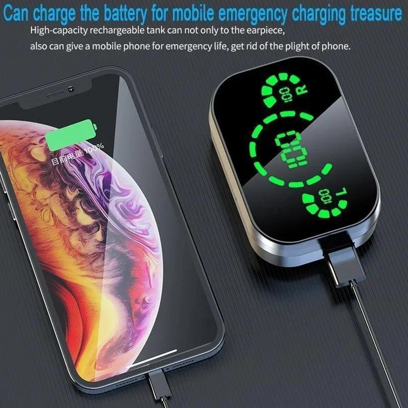 Xiaomi Original YD03 TWS Kopfhörer Taschenlampe Kabelloses Headset 9D Geräuschunterdrückung Neuer 5.2 Bluetooth Kopfhörer mit LED Leistungsanzeige