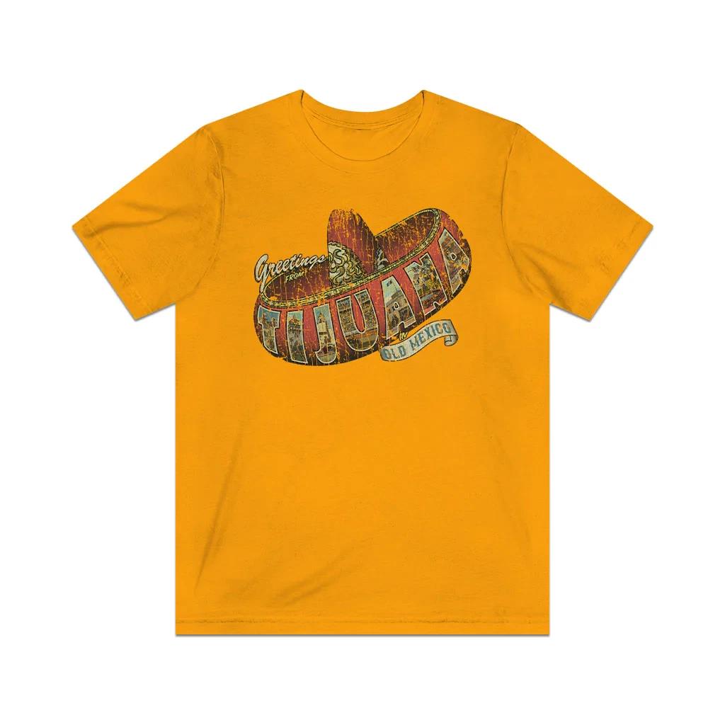 Greetings From Tijuana 1889 Vintage Men s T shirt S
