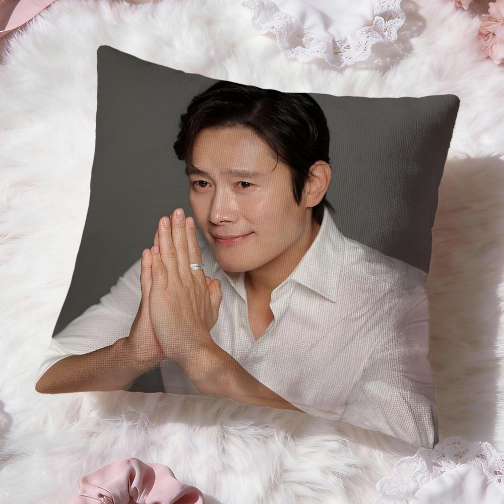 Musife Lee Byung Hun Cushion Cover Premium Comfort Reversible Pillow Cove -Two in One Design for Any Room & Car Interior