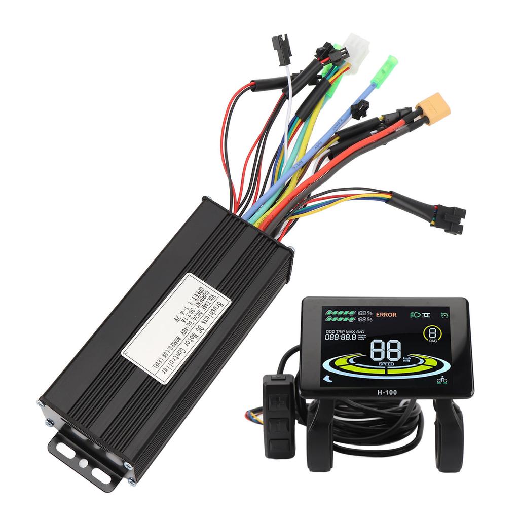 Brushless Motor Controller Kit with LCD Display Panel Aluminum Alloy Sine Wave 3 Mode Controller for 36V750W 36V1000W