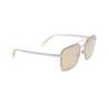 CHANEL Temple Logo - Aviator Sunglasses Women's Silver