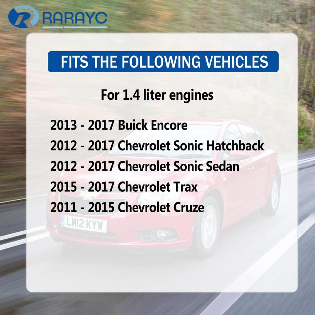 Engine Coolant Housing Water Outlet Aluminum With Hoses - Repalcement For Chevy Cruze, Sonic, Trax And Buick Encore 1.4L - Replaces 25193922,
