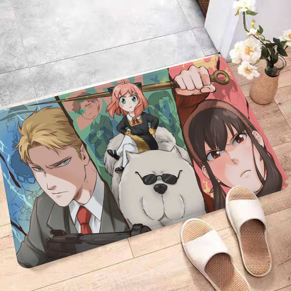 

Anime Spy X Family Entrance Door Mat Nordic Style Home Doormat Bathroom-Toilet Mats Bedroom Hotel Decor Mat 40x60cm