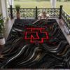Soft Floor Carpet Rammstein Pattern Area Rug Decorative Mat For Home Room Decoration