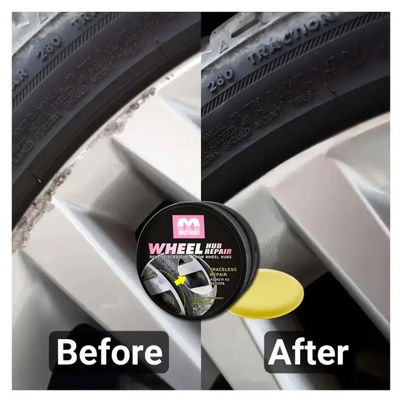 Car Wheel Hub Scratch Repair Set, Wheel Hub Refurbishment and Polishing, Car Wheel Hub Scratches, Rust, Fading Repair