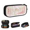 Marie Antoinette Afternoon Tea In French Paris Pencil Cases for Student Gifts Pen Box Pencil Bag Large Capacity Pencil Pouch