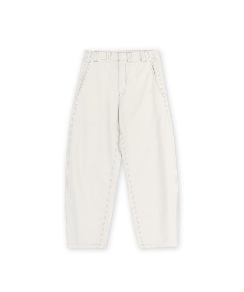 Beulaunyadeu W Washed Work Pants, Ecru