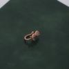 Personalized Non-Perforated U-Shaped Nose Stud, Simple Light Luxury, Exquisite Diamond-Encrusted Tulip Flower Nose Clip