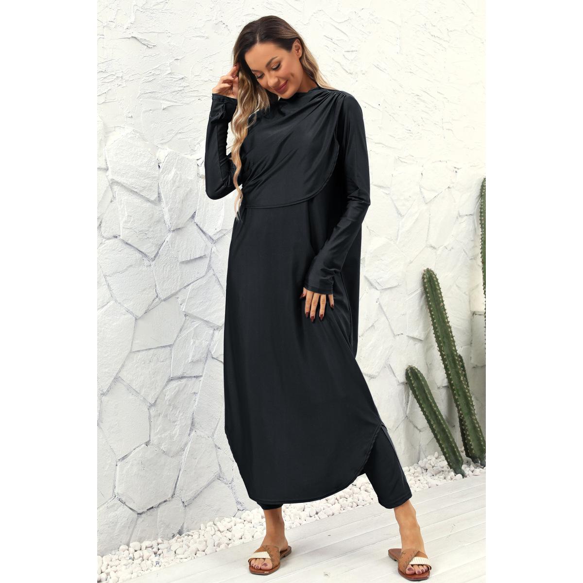 Консервативный купальник с полным покрытием для дайвинга и серфинга. Трехсекционная — фото 6