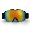 Ski goggles for men and women, adult-sized, with cylindrical lenses, double-layered anti-fog and windproof design, and a clip-on feature for