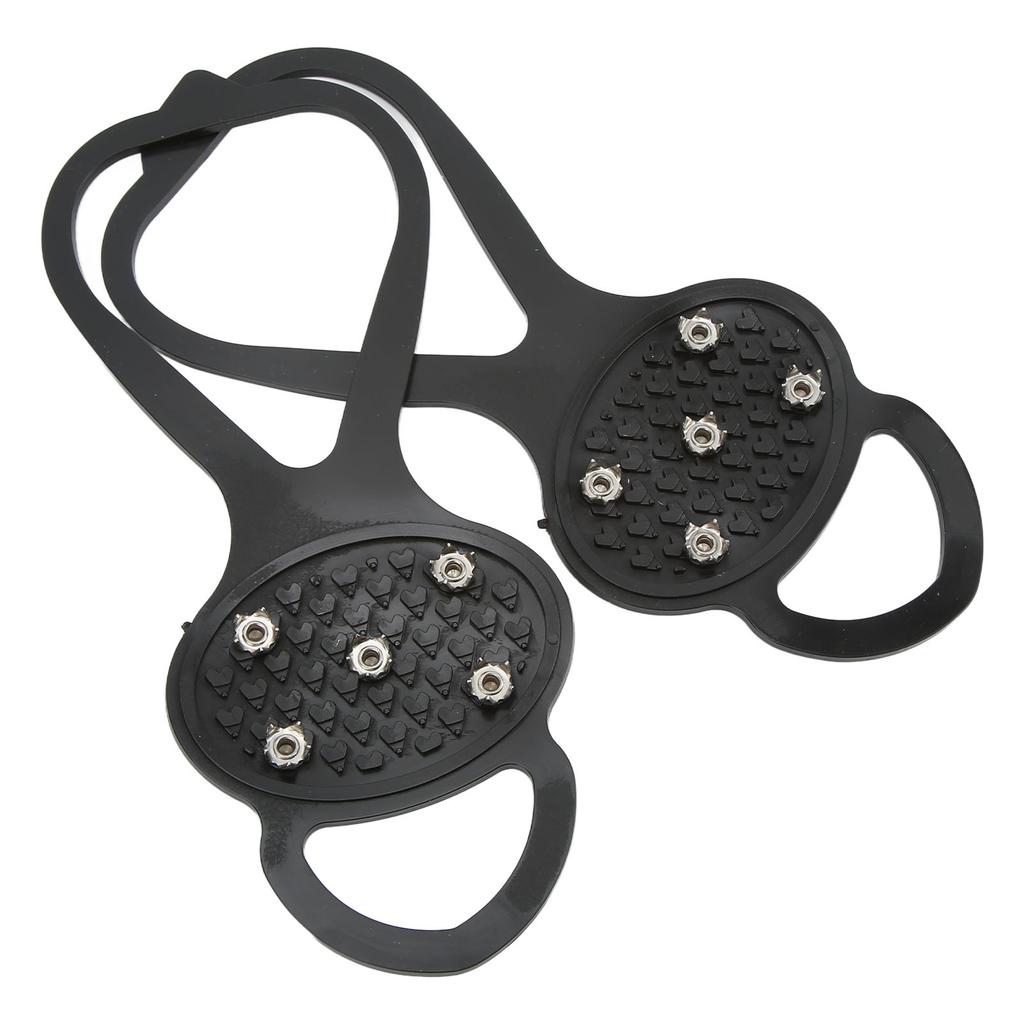 1 Paar Outdoor 5 Zähne Eiskrallen Rutschfestigkeit 5 Zähne Kletterschuh Spikes