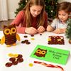 2025 Christmas Tree Ornament, DIY Colorful Button Tree Kit Xmas Hanging Ornaments for Christmas Party Tree Window Decorations
