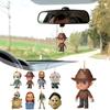 Buy Halloween Horror Movie Pendant Acrylic Flat Car Rearview Mirror ...