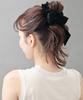 VINGTAINE Velvet Scrunchie with Detachable Simple Hair Accessory Ribbon, 2-Way Arrangement, HS-148