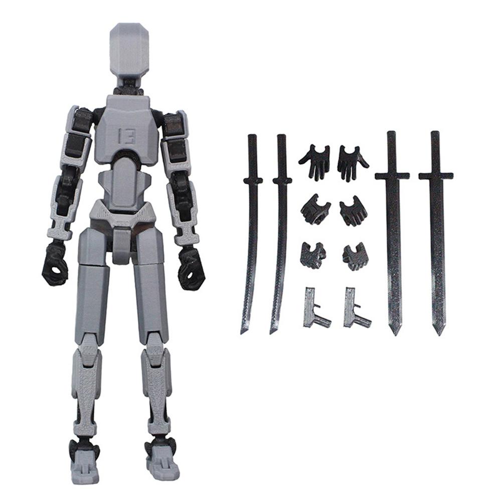 1 Set Multi-Jointed 3D Printed Movable Shapeshift Robot 13 Dummy Action Figures Mannequin Toyslucky Toys Kids Adults Game Gifts