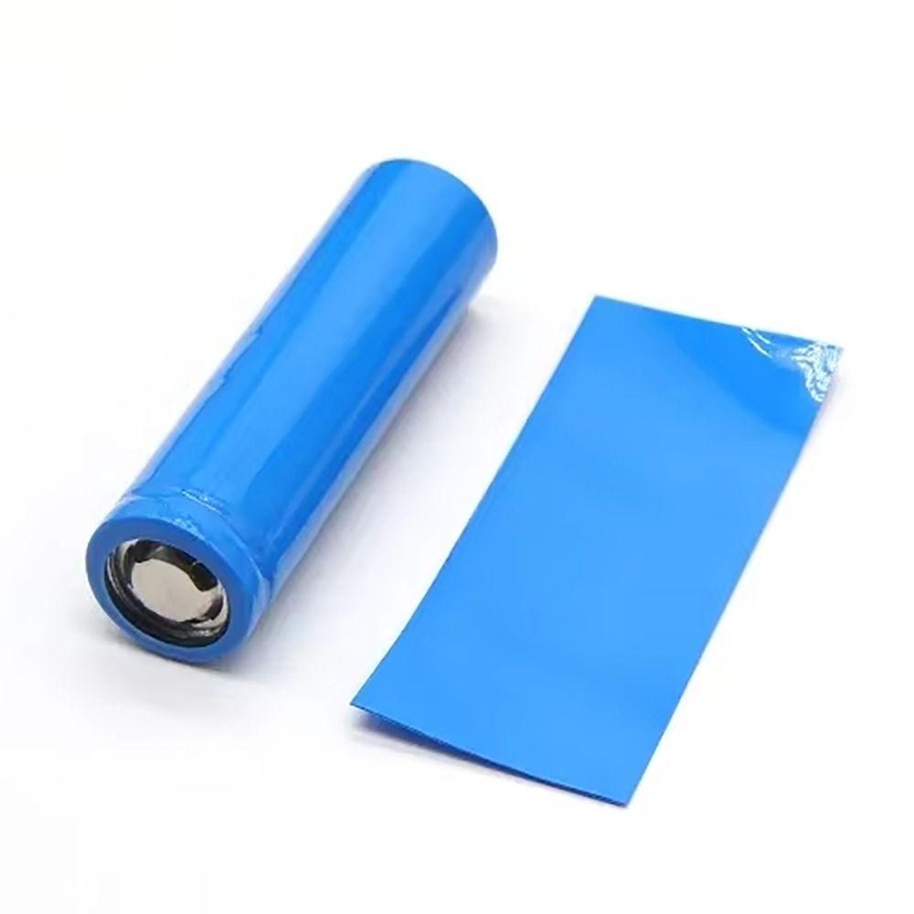 200Pcs/Pack Li-ion Wrap Heat Shrink Tube PVC Single 18650 Battery Shrinkable Film Flat Tape Sleeves
