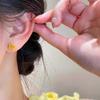 Three Dimensional Hollow Rose High-end Temperament Earrings
