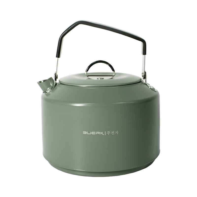 BUERK Portable 304 Stainless Steel Camping Kettle