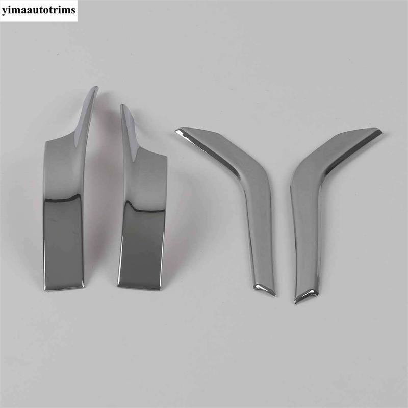 Side Door Rearview Mirror Strip Decoration Cover Trim For VW Volkswagen ID.4 ID4 ID6  - 2025 Black Carbon Fiber Accessories