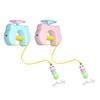 Automatic Cat Teaser Interactive Electric Feather Toy Rechargeable Hanging String Cat Teaser with Bell for Indoor Cats Self-Play Hunting Exercise