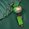 Handmade Lucky Lotus Pod Sachet: Embroidered Safety Charm & Coin Purse for Dragon Boat Festival