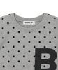 BAUF B Logo Slim Fit T-Shirt [Dot Gray]