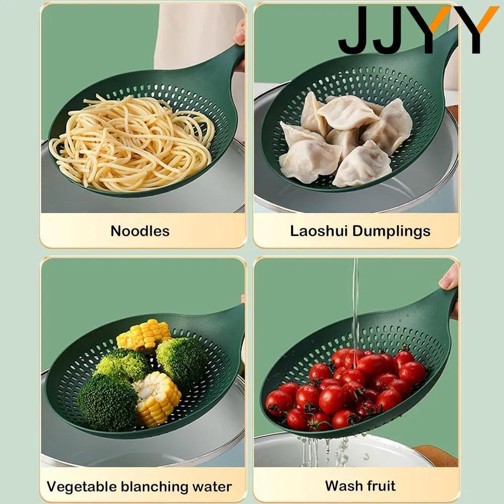 High Temperature Resistant Large Colander, Kitchen Scoop Noodle Strainer Anti-scald Vegetable Skimmer