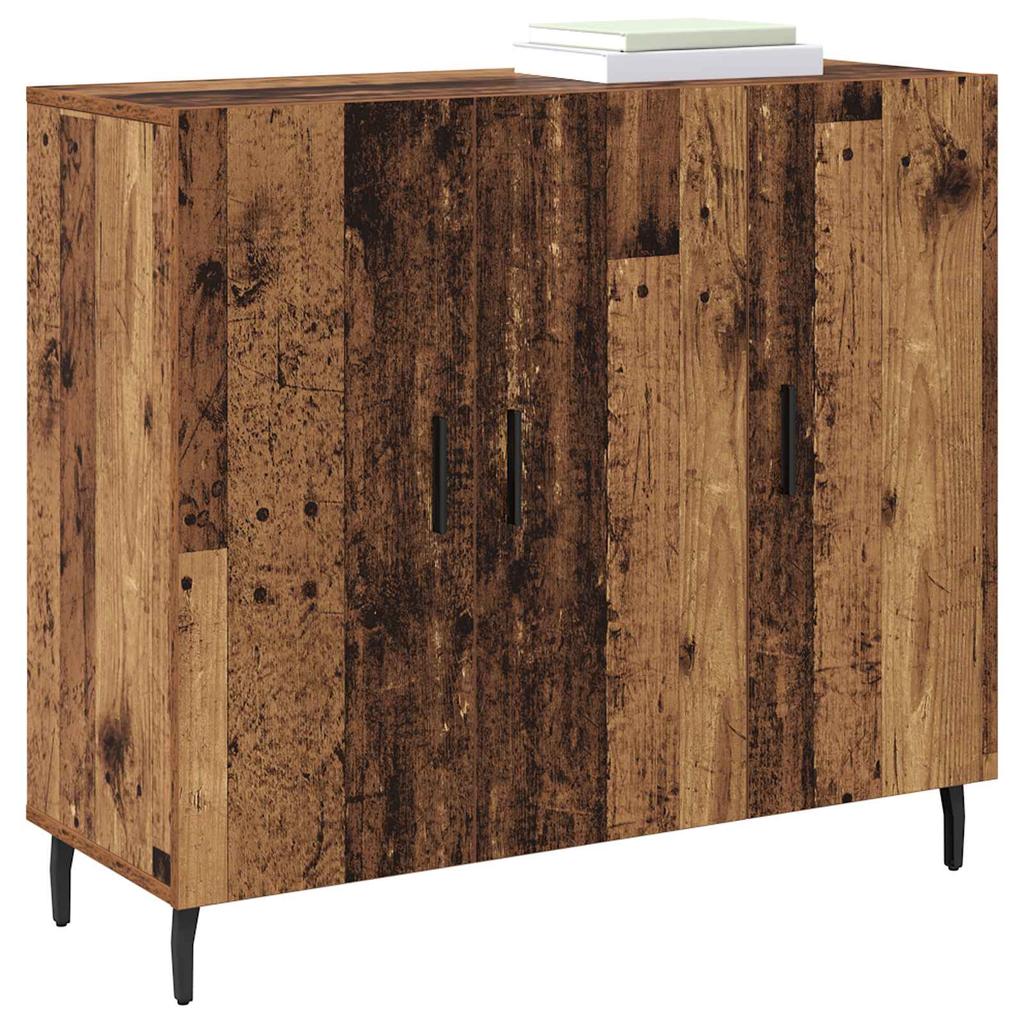 Sideboard Reclaimed Wood 90 x 34 x 80 cm Engineered Wood