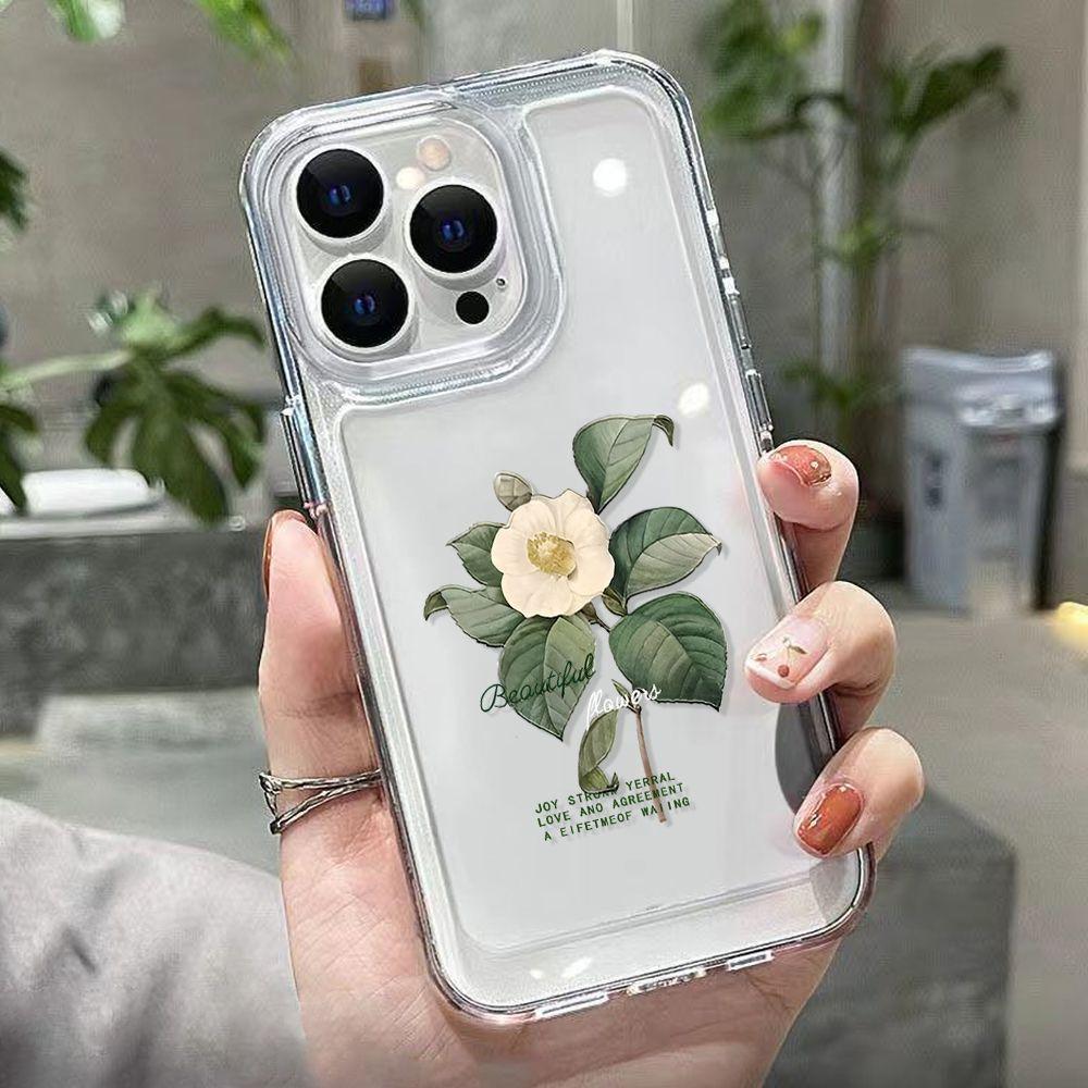 Daqing Jasmine Is Suitable for iPhone17promax Mobile Phone Case 16pro Niche 15 Apple 13 All-inclusive 14 Premium.