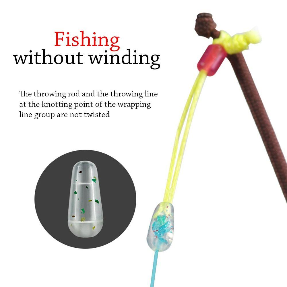Reusable Butler Organizer Fishing Rod Bungee Fishing rod tip rope Quick Rod Tie Straps Leash Pole