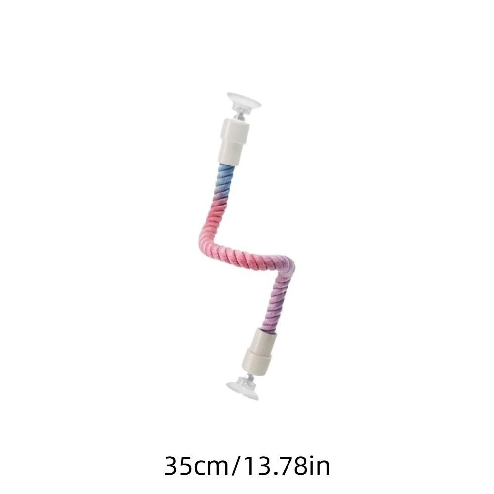Comfortable Grip DIY Bendable Perch for Birds Cotton Rope Parrot Standing Perch  Cage Enrichment