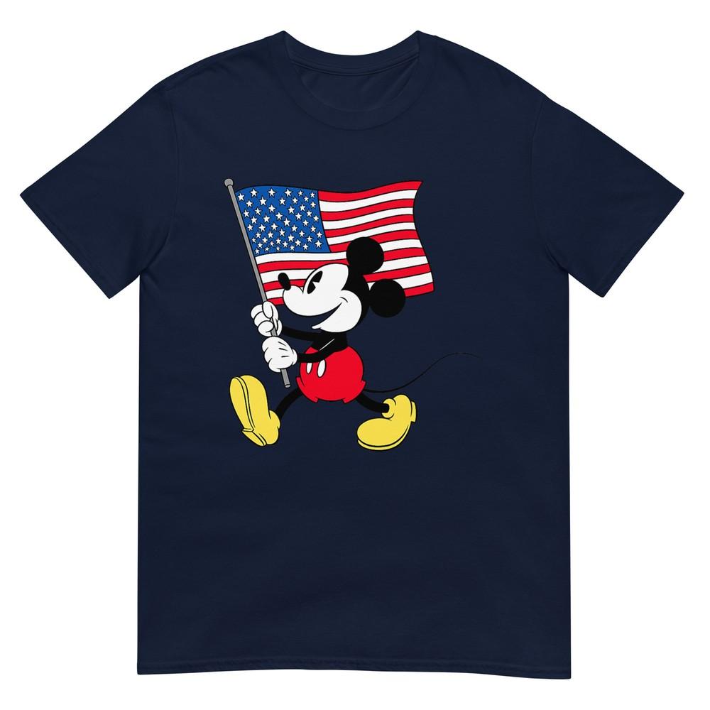 Mickey Mouse Americana Flag TShirt S
