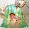 Dora Explorer Blanket Soft Warm Cozy Perfect for Picnics Couch Office All-Season Use Warmthful Decor Ideal Gift for Friends Family Couples Picnic