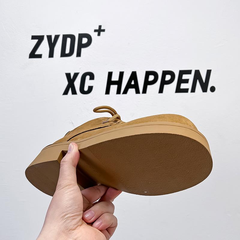 Derbyschuhe, die gleichen für Männer und Frauen, erhöhte Plateausohle, lässiger Utility-Look, Lederschuhe, Pendler-Retro im britischen Stil 25611-A