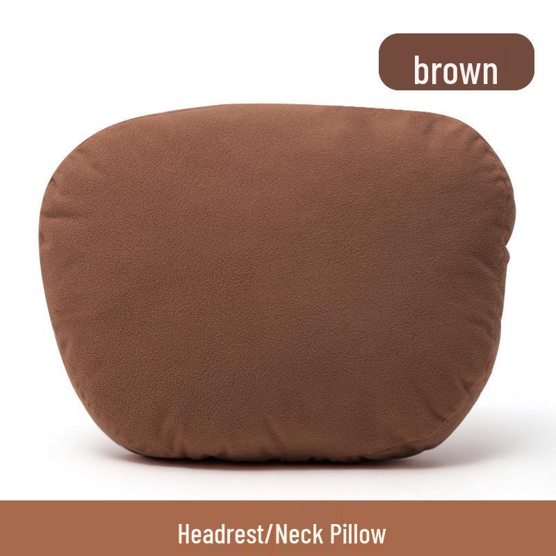

Luxury Universal Car Neck & Lumbar Support Pillow - Plush Headrest for Sports Seats 1 Neck Pillow
