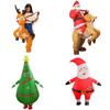 Weihnachtsmann Aufblasbares Rentier Kostüm zum Aufsitzen für Party Events