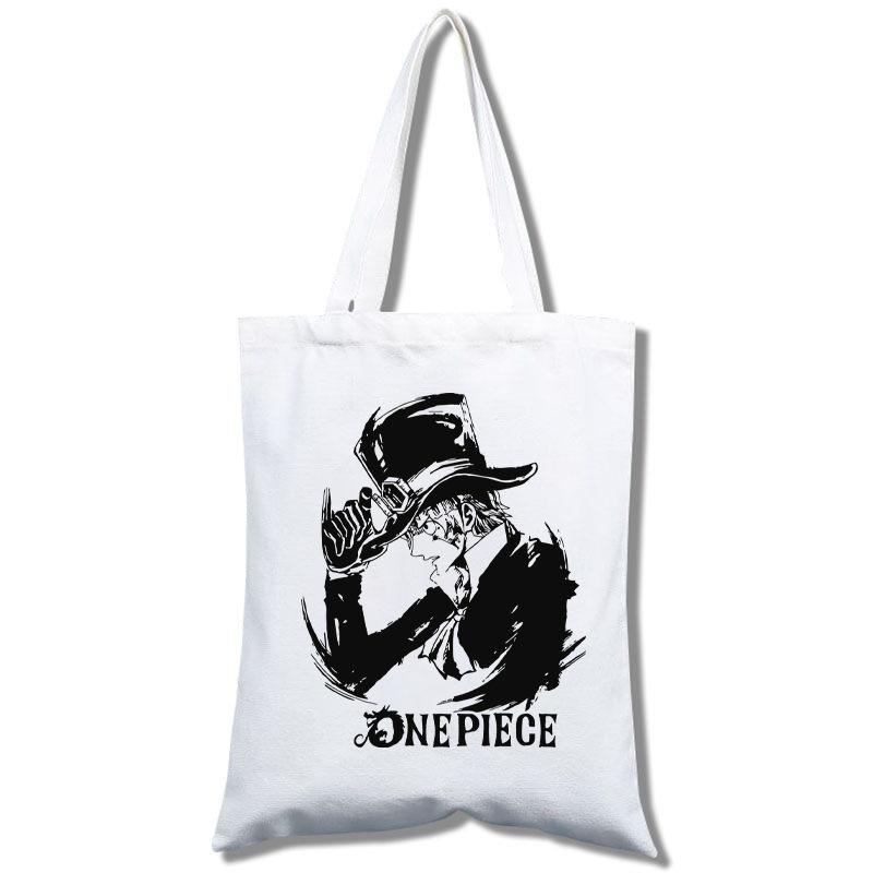 Сумка-тоут из холста One Piece Сумка-тоут Аксессуары Холщовая сумка non-zipper style 1