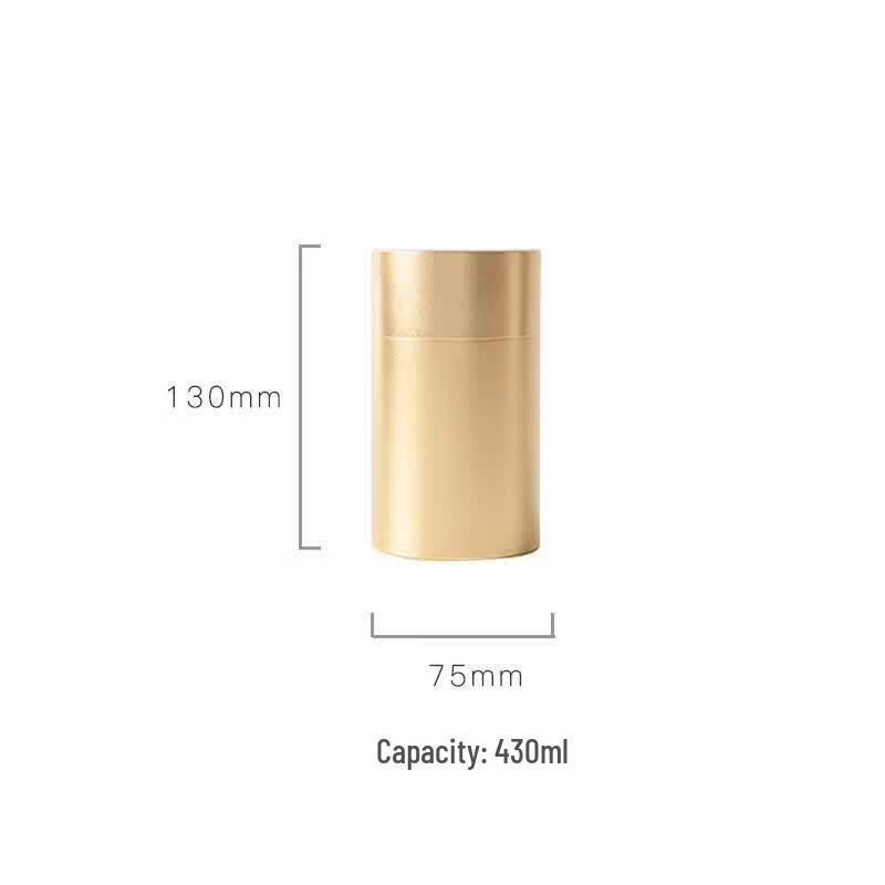 Mini Portable Aluminum Alloy Tea Canister