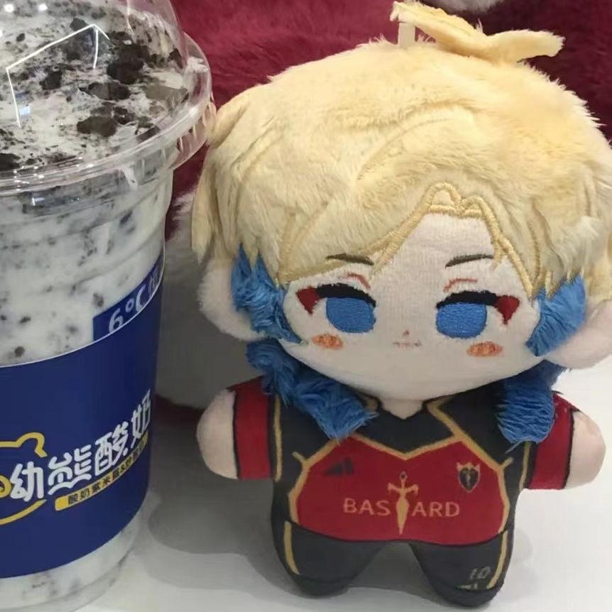 10cm Mini Blue Lock Plüschtier Stoffpuppe Seishiro Nagi Isagi Yoichi Chigiri Bachira Meguru Puppe Anhänger Schlüsselanhänger Spielzeug für Geschenk 10cm
