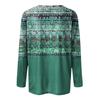 Women's Button Neck Tops Women's Blouses Women's Casual Daily Tops Long Sleeve V Neck Fashion Print Shirt Tops T Shirt Pullover Tops