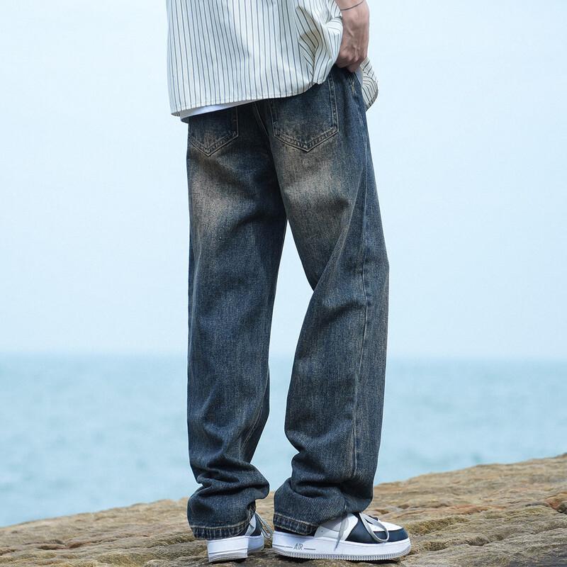 Paul Frank Men's American Retro Loose Straight-Leg Jeans