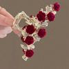 1Pcs Fashion Antique Roses Hair Claws For Women Hair Accessories