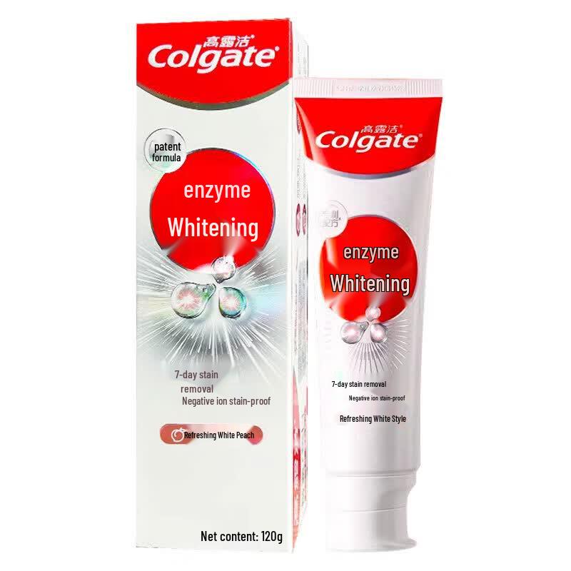Colgate Whitening Toothpaste, Peach Flavor