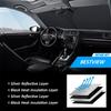 Bestview Windshield Sun Shade For Dodge Ram 1500 2009-2018,  Fit Front Window Sun Shade Sun Shade Protective Film Blocks UV Heat, Foldable 3 Layer