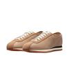 Nike Cortez Lær Pale Shale Perforert Swoosh Damesneakers Tan Sail Gum-Medium-Brun HQ1841-200