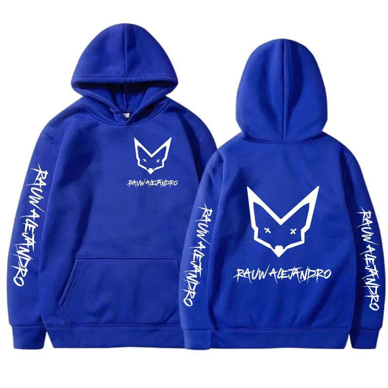 Rauw Alejandro Mikina Pánská a Dámská Harajuku Pulovr Street Wear Unisex Podzim/Zima Plyšový Teplý Značkový Svetr
