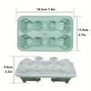 Silicone Cat-Shaped Ice Cube Tray Food Grade Cat Ice Grid Mold New Ice Making Box