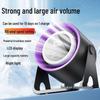 Ultra-Quiet Portable USB Rechargeable Desktop Fan with Lighting and Long Battery Life