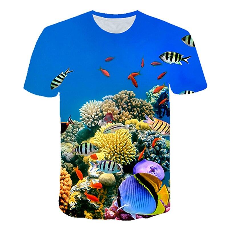 3D-Druck Sommer Frühling Sport Mode Streetwear Kinder Rundhals Lässig Täglich Outdoor Regular Oberteil