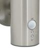 Outdoor Wall Lamp Silver 15 x 7.5 x 33 cm Stainless Steel and Plastic